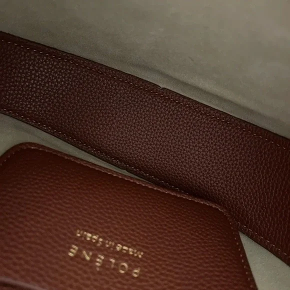 Polene Rust Brown Crescent Shoulder Bag💗 - Picture 5 of 5